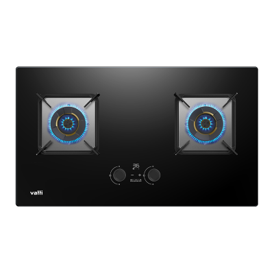 华帝(vatti)5.0kw燃气灶定时猛火灶 可调底盘家用天然气一级能效宽幅火力调控钢化玻璃i10081B(无液化气))
