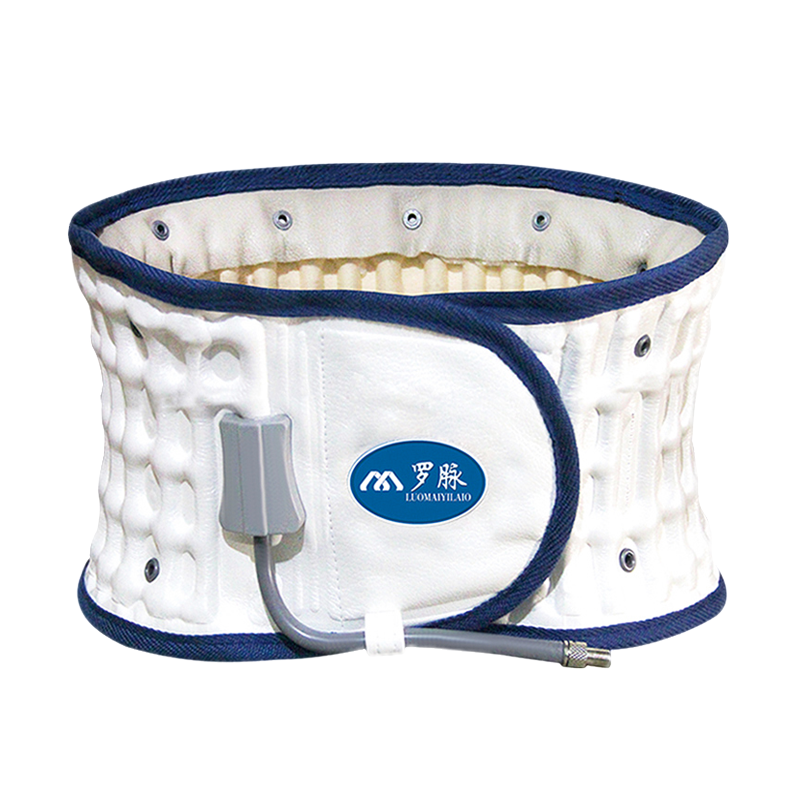 罗脉充气式腰椎牵引器医用护腰带 腰椎腰间盘突出拉伸固定牵引器 治疗腰部疼痛 腰肌劳损男女通用 --Y02酒红色-L码