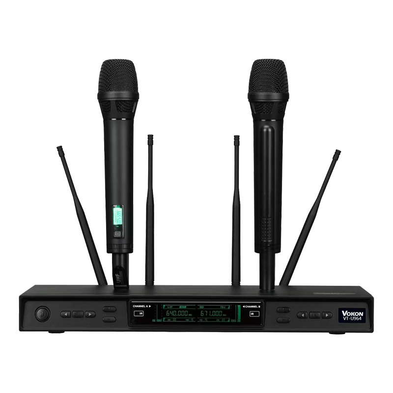 沃云VOKON 无线手持一拖二话筒 VT-U964