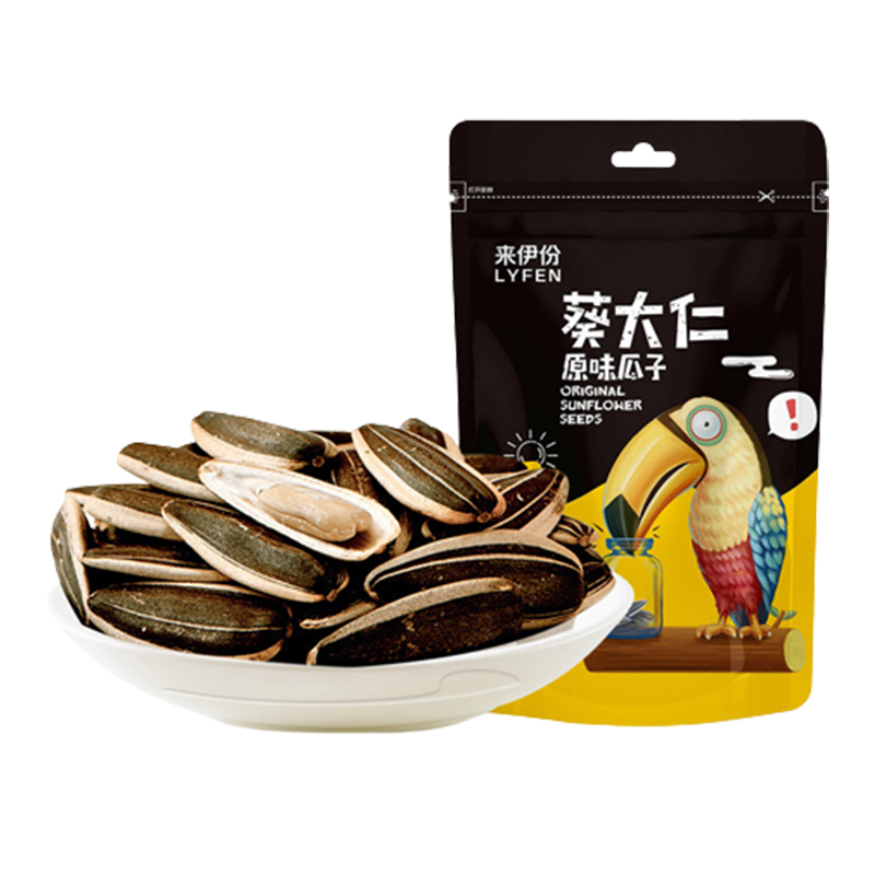 来伊份 葵大仁多味瓜子180g葵花籽原味炒货山货电影追剧瓜子籽 葵大仁原味瓜子180g