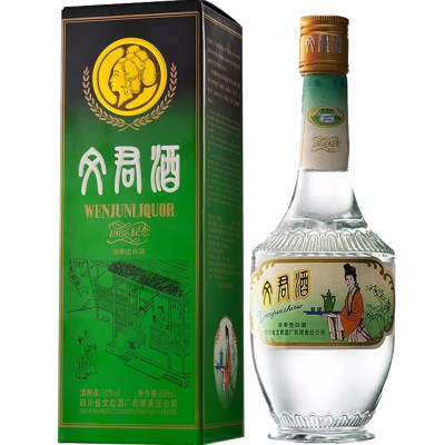 文君酒 白酒 金质文君1988复刻版 52度浓香型500ml 单瓶装 送礼宴请剑南春集团