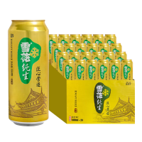 雪花啤酒(Snowbeer) 纯生 500ml*24听 [纯生工艺酿造] 年货送礼