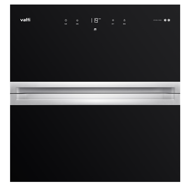 华帝(vatti)100升加大容量 二星级 臭氧+紫外线双重消毒 童锁保护 嵌入式 低温消毒柜i13025
