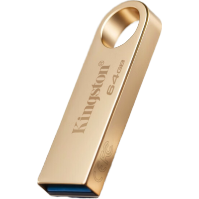 金士顿128GB USB3.2 Gen 1 U盘 DTSE9G3 大容量金属U盘 读高达220MB/s写100MB/s