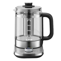 苏泊尔(SUPOR)养生壶家用多功能1.5L/升容量 煮茶壶办公室小型花茶壶 316不锈钢煮茶器 SW-15YJ31