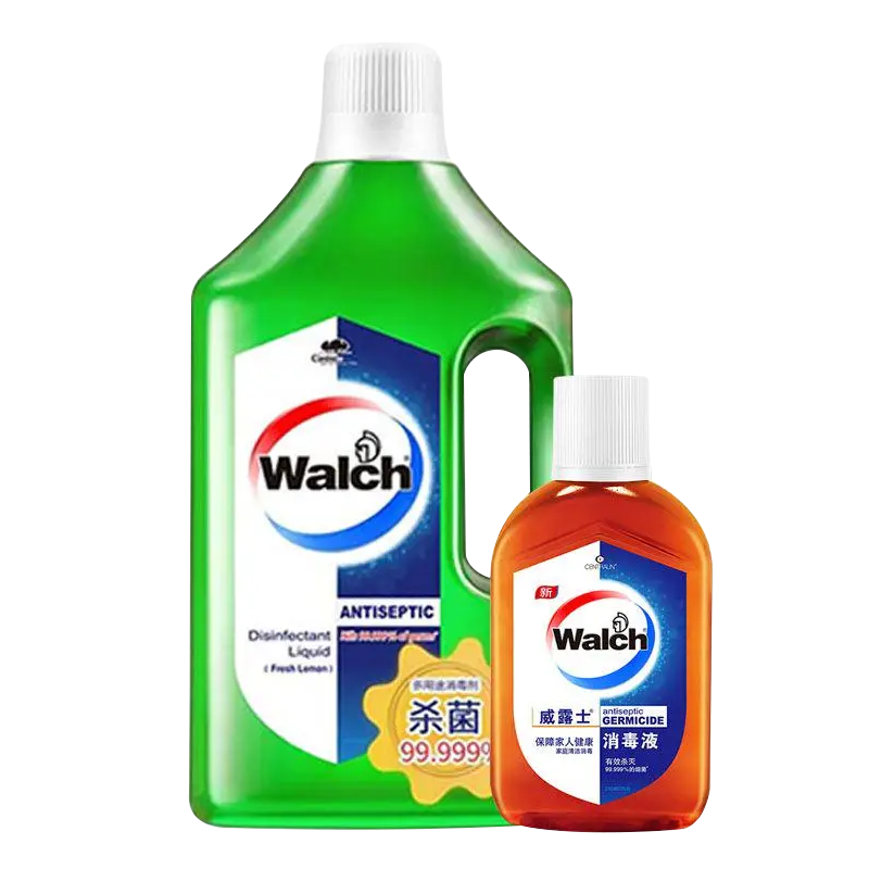 威露士多用途消毒液青柠1L+威露士消毒液170ml