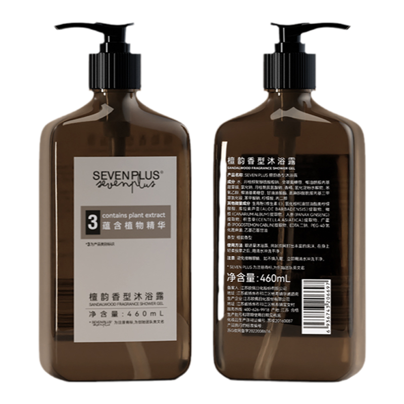 SEVENPLUS檀韵香洗发水护发素套装木质香洗发露液柔顺留香男女士