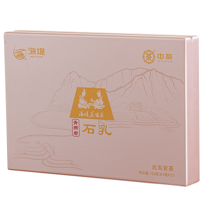 中茶海堤龙青狮岩石乳102g*1盒中茶乌龙岩茶