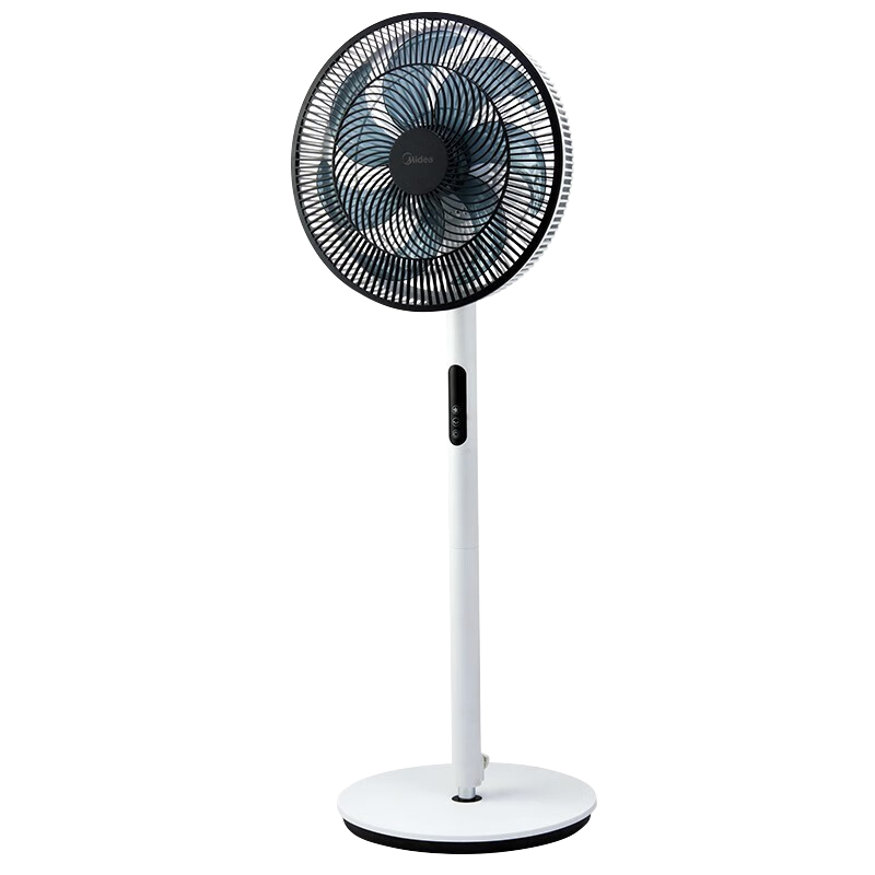 美的(Midea)电风扇空气循环扇FGD24WDJ 黑色家用台式落地轻音变频智能操控负离子除菌涡轮对流电扇 安静轻音