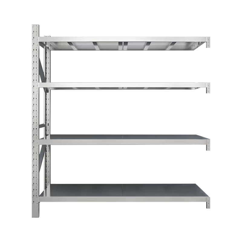 翌嘉 不锈钢货架201材质四层仓储货架 150*50*200cm/300kg副架