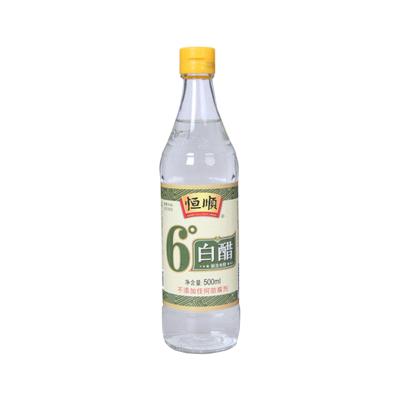 镇江特产恒顺6度白醋500ml*3瓶炒菜烹调 凉拌 蘸料醋腌制泡菜清洁