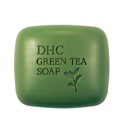 DHC清新绿茶皂80g+打泡网*1+橄榄蜂蜜皂5g*2 泡沫深层温和清洁植物精华洁面