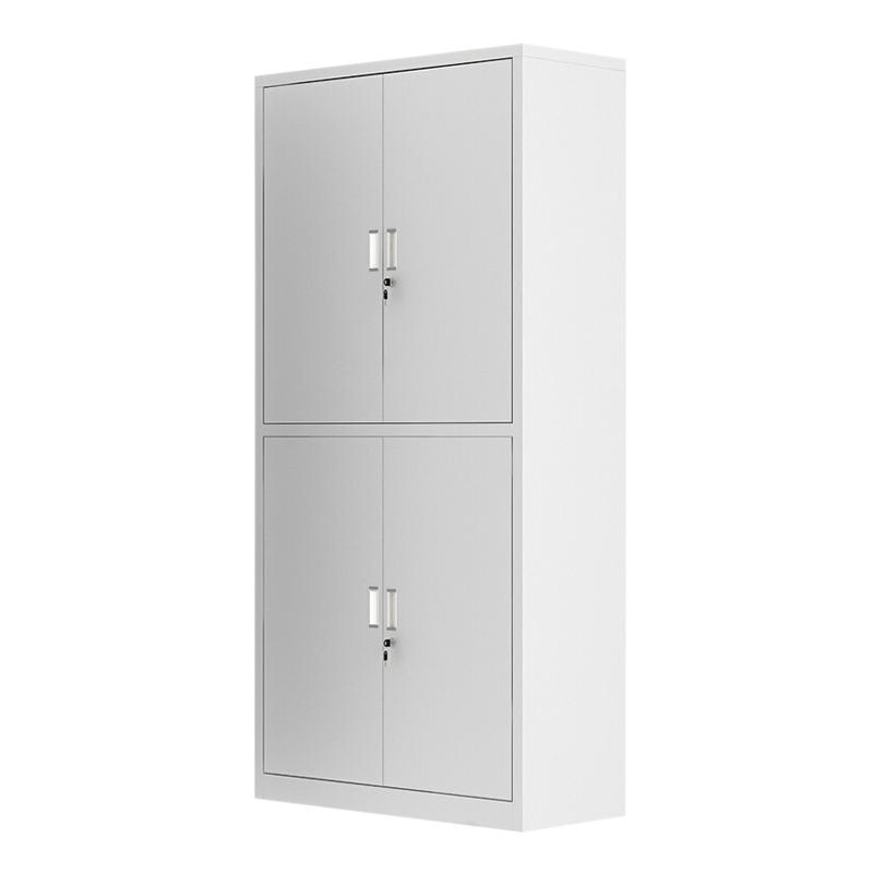 施兴天下钢制资料柜档案柜财务凭证柜带锁储物柜铁皮柜书柜通双节文件柜