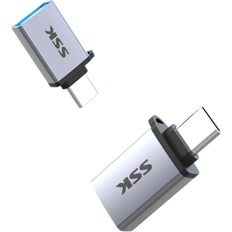 SSK飚王转接头UC001 C口转USB3.0母口 type-c设别通用 优盘硬盘 即插即用