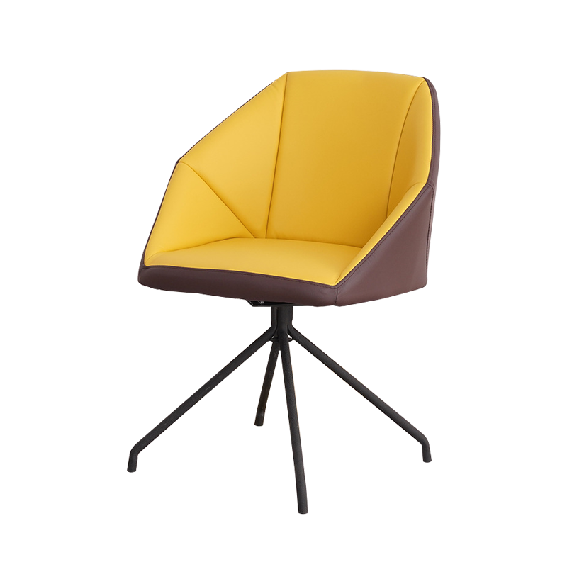 昇恒轩 休闲沙发转椅北欧家用靠背椅凳子 SHX-426 黄色 /把