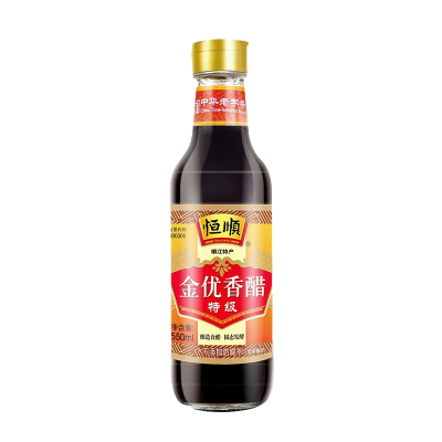 镇江馆 恒顺金优香醋550ml(特级)固态发酵酿造食醋镇江香醋