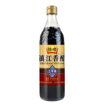 镇江馆 恒顺香醋三年陈580ml 调味料蘸食炒菜凉拌 酿造食醋 镇江特产陈醋