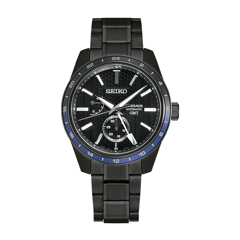 SEIKO精工手表PRESAGE日韩表GMT动显机械表SPB271J1