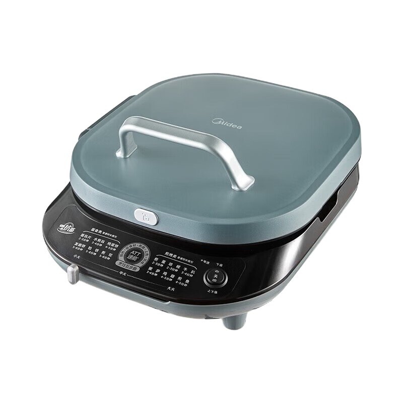 美的(Midea)家用电饼铛悬浮式双面加热煎烤炒下盘可拆洗多功能煎烤机可悬浮薄饼机早餐机煎烤机[线下同款]JKE3036