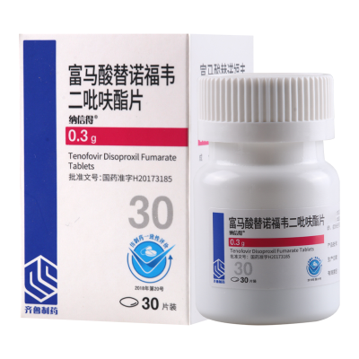 纳信得 富马酸替诺福韦二吡呋酯片 0.3g*30片/盒