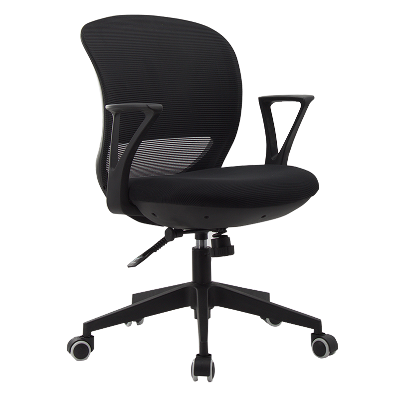 达迅世工作椅电脑椅人体工学升降转椅写字椅黑框黑网