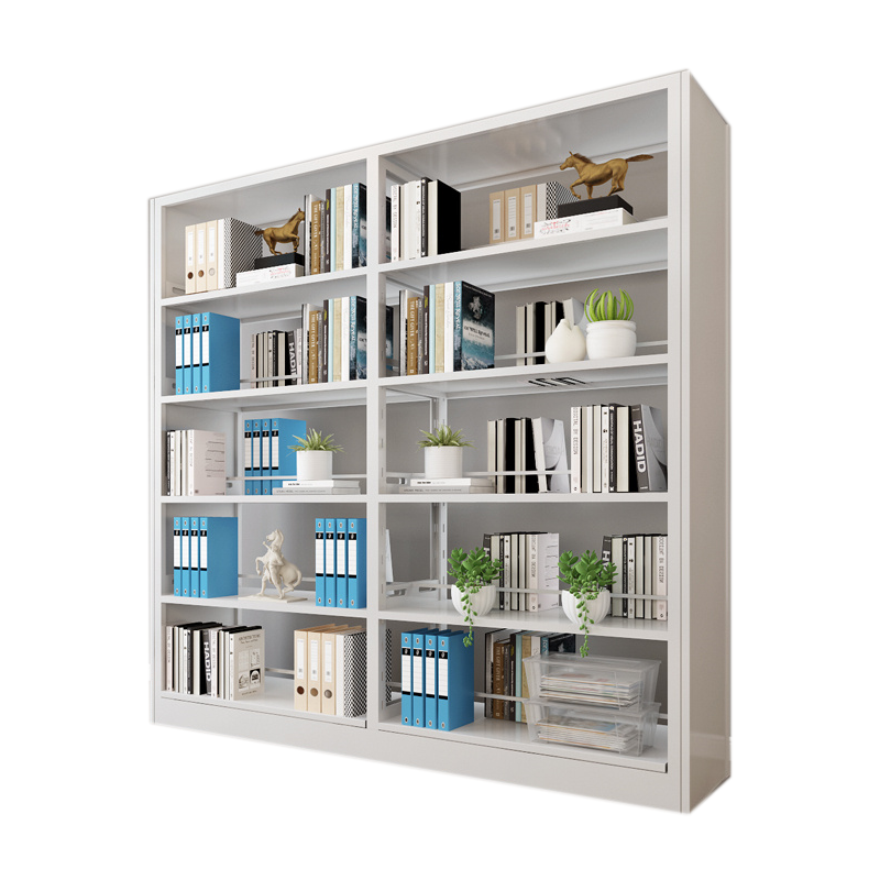 达迅世钢制置物架图书馆单双面书店阅览室货架档案架资料架双面一列二