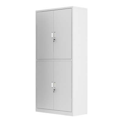 鑫力虎钢制资料柜档案柜财务凭证柜带锁储物柜铁皮柜书柜通双节文件柜