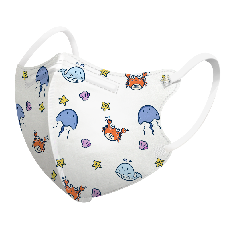 30片/4-15岁/海族馆/邦可慧儿童医用级口罩6岁到12岁小学生医用外科独立包装3岁到6岁幼儿园8岁到12岁小孩