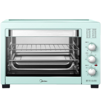 美的(Midea) 电烤箱PT4002上下控温三种加热模式40L大容量家庭家用烤箱 台式蛋糕烘焙烤箱