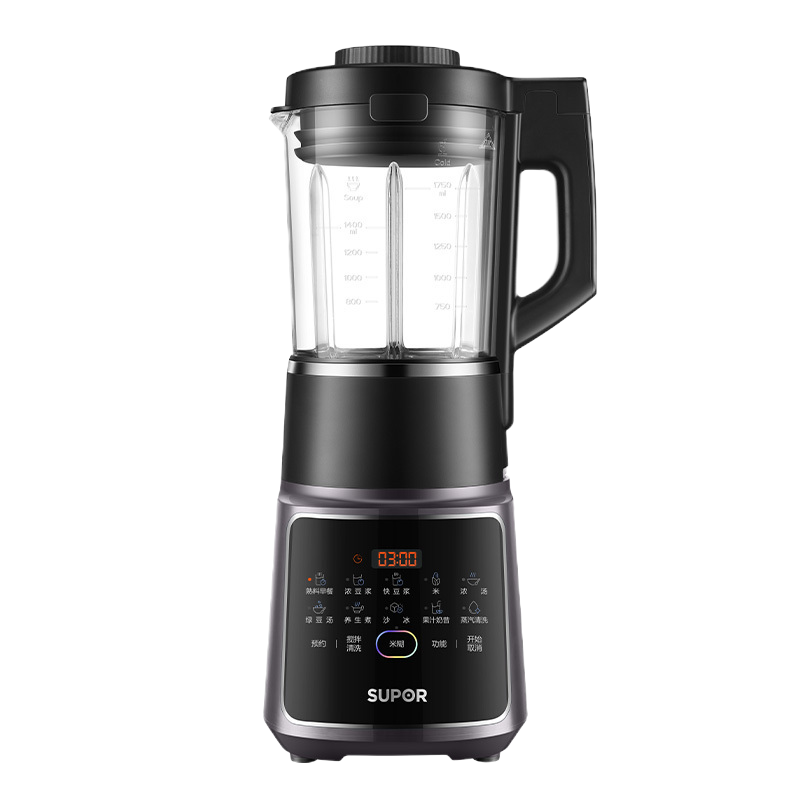 苏泊尔(SUPOR) 破壁机家用可拆洗料理机低音加热多功能豆浆机榨汁机绞肉机智能预约辅食搅拌机SP68R