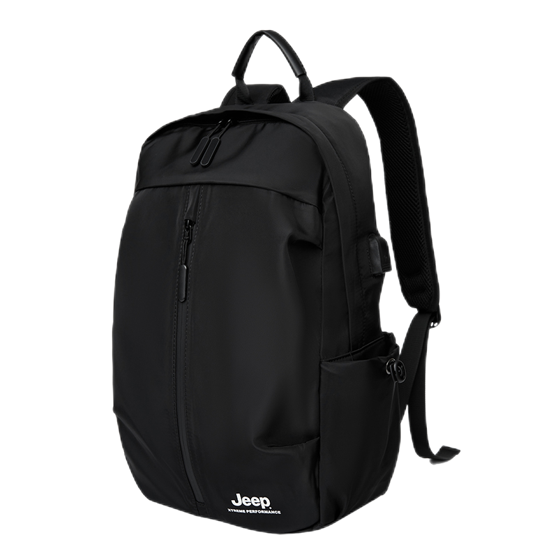 Jeep吉普新款男士商务电脑包超大容量通勤双肩包轻便减负旅行背包
