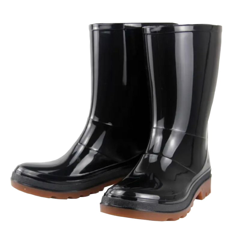 京印年 JYN-4S 加棉中筒通用均码 雨鞋 (计价单位:双) 黑色