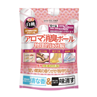 全球仓-鞋柜除臭球-白桃味(10个装)-3袋