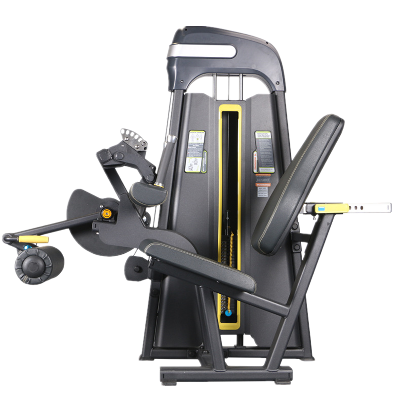 康力强KLQ1017商用坐姿式后勾腿腿部弯举腿部屈伸下压伸展训练器械(KLQ1017 坐式曲腿训练器)