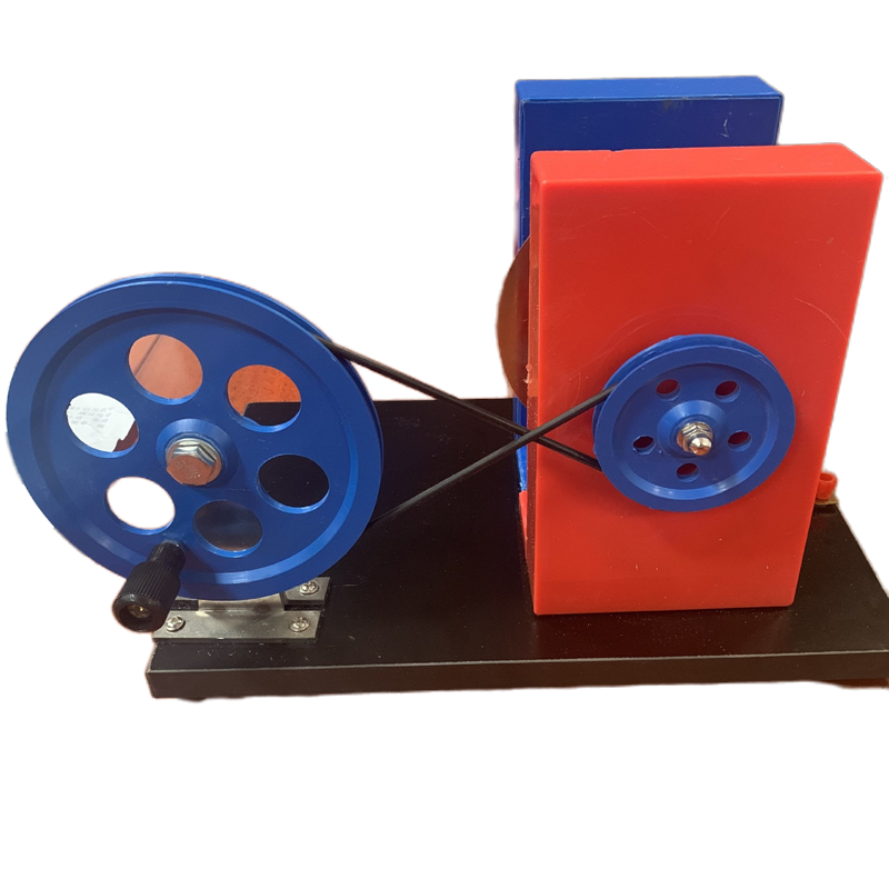 法拉第圆盘发电机演示器模型原理初中物理实验器材实验电磁感