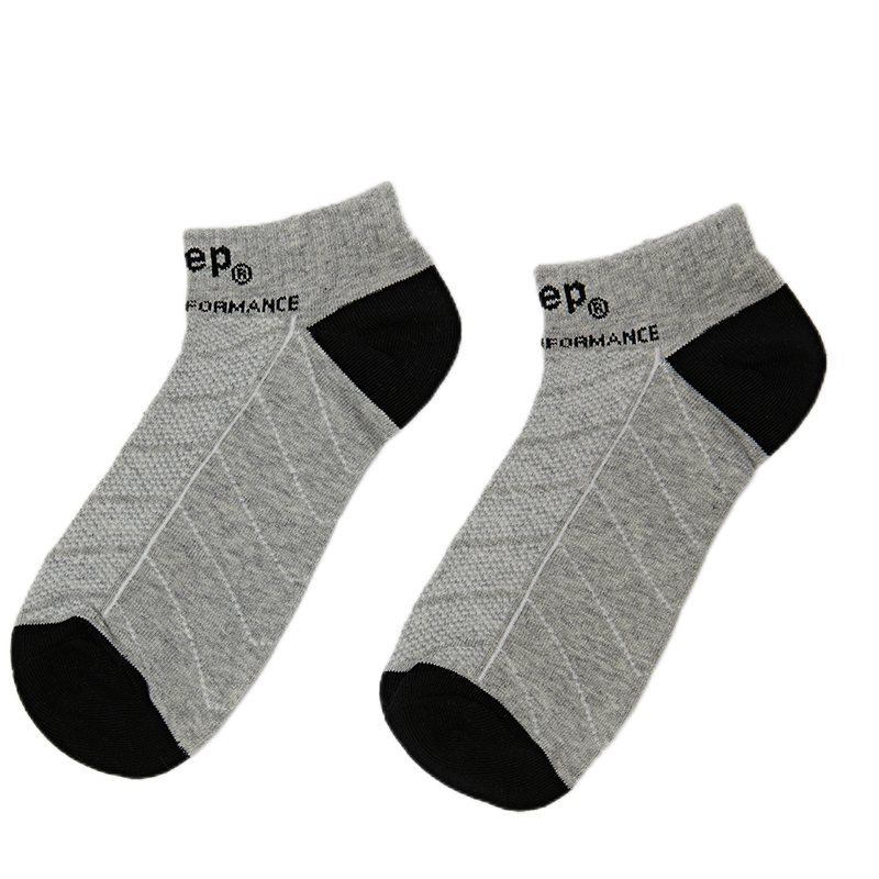 Jeep吉普春秋户外运动袜子透气吸汗登山袜不臭脚平板短袜篮球袜