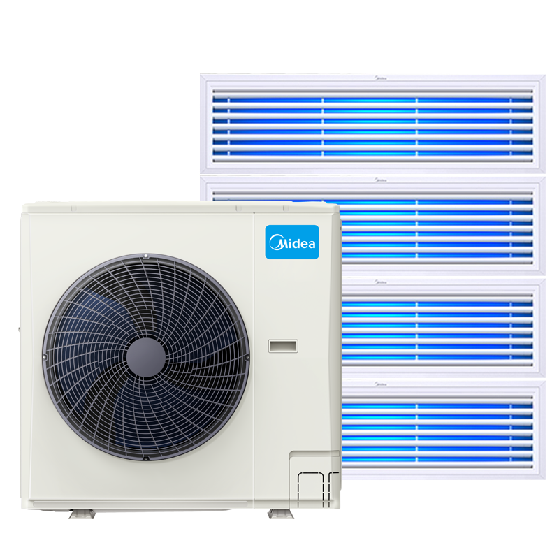 美的(Midea)智能 大6匹美的中央空调家用一拖四全直流变频多联机星光MDS-160W-X6-XG(GNX5-1)