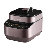 美的(Midea)轻炒爆香 智能电压力锅高压锅5L家用多功能双胆高压快煮精控火候压力锅MY-C561 (3-6人食用)