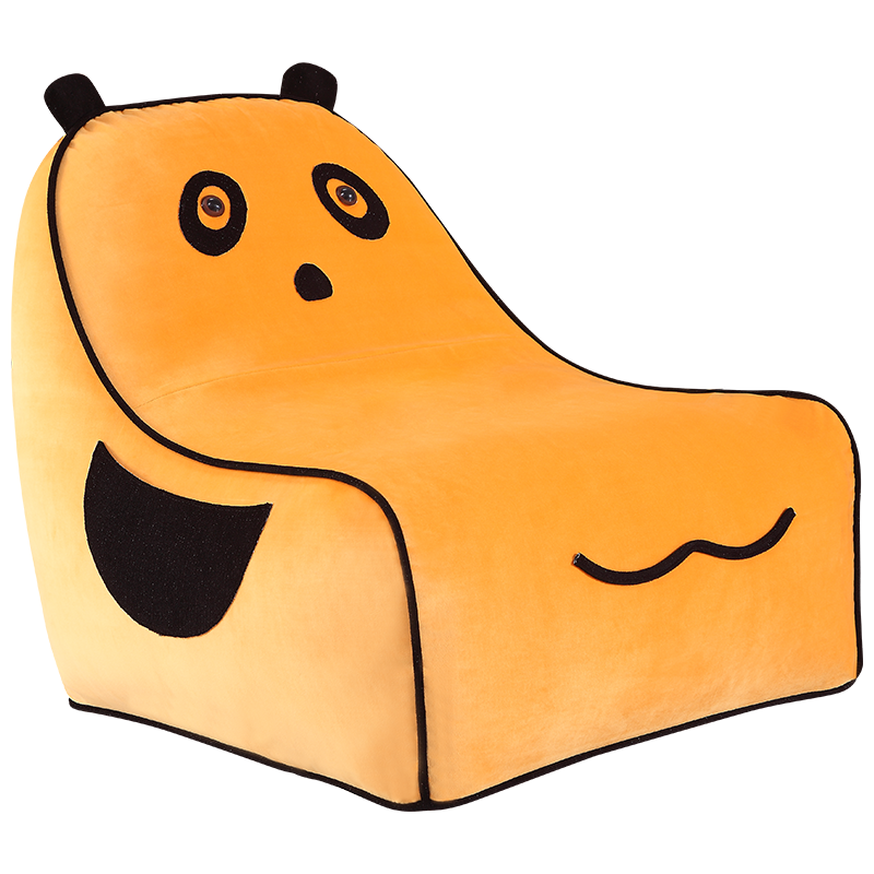 全友家居 青少年卡通沙发椅 简约现代客厅布艺懒人沙发熊猫椅