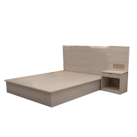 东业家具 酒店招待所床(不含床垫)ZX-Y021公寓床带床屏1800*2000*250 张