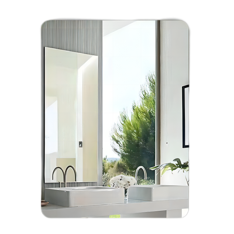 澎铭源穿衣镜无框浴室镜 化妆镜 卫生间镜子60*80cm/块)