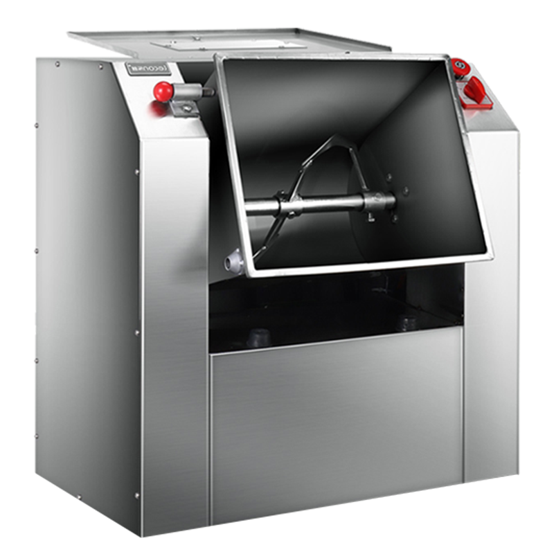 乐创(lecon)和面机商用揉面机全自动50/15/25公斤不锈钢和面机面粉搅拌机50kg