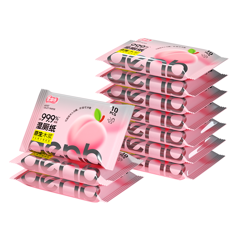 爱恩倍湿厕巾10片启封装*10包