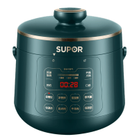 苏泊尔(SUPOR) 迷你智能电压力锅SY-23YC8062Q 家用2.3L白瓷陶晶球釜内胆 开盖火锅 智能预约口感多选