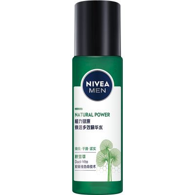 妮维雅(NIVEA) 男士积雪草焕活精华爽肤水补水保湿护肤化妆品舒缓肌肤熬夜修护 男士赋原焕活多效精华水150ml