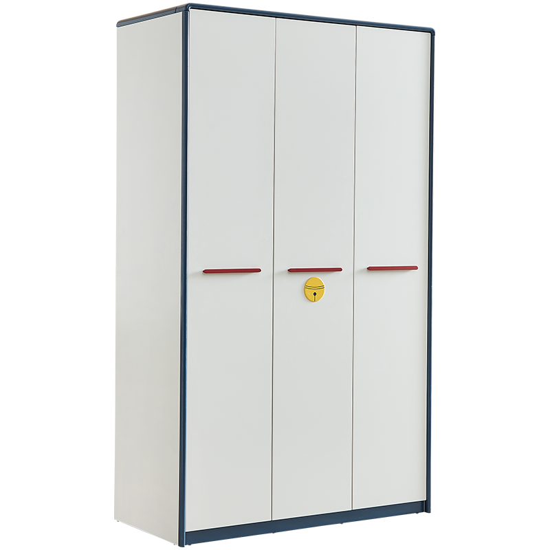 下架全友家居现代简约三门衣柜卧室大容量功能储物衣橱青少年卧室大柜子家具青少年衣柜121339K