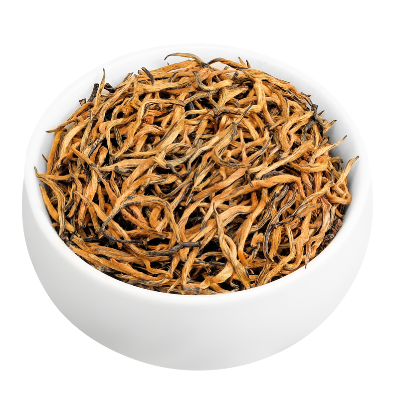 茗日红 黄芽金骏眉茶叶 福建红茶 蜜香花香金俊眉 散装罐装250g