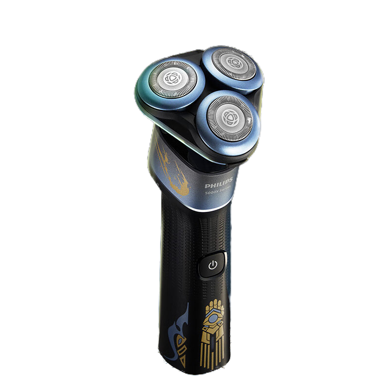 飞利浦(Philip) 全新5系蜂巢X剃须刀英雄联盟伊泽瑞尔合作款SkinEase肌能舒缓科技刮胡刀X5009/00