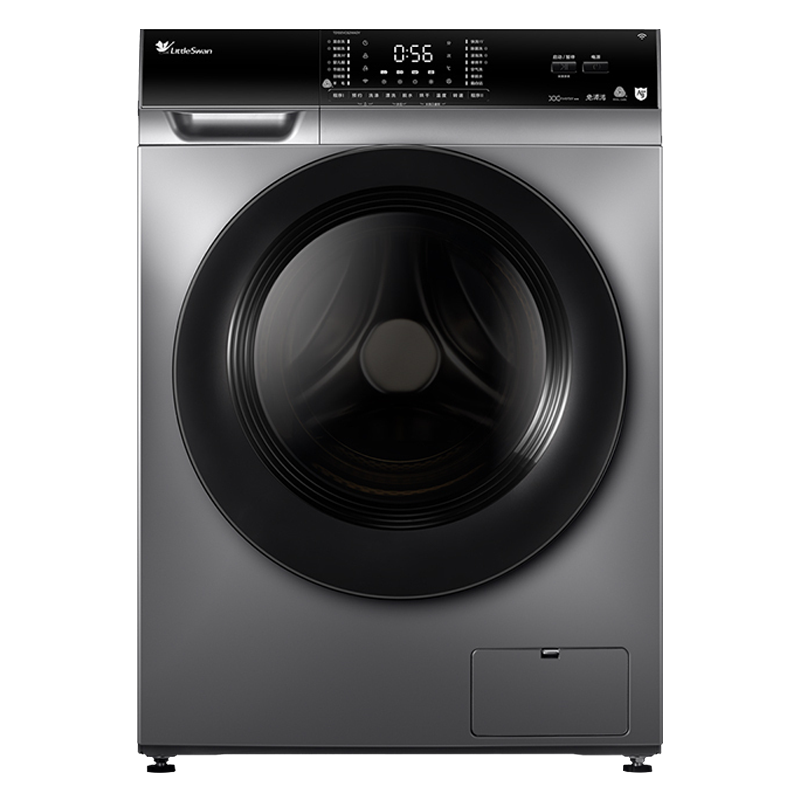 小天鹅(LittleSwan) 滚筒洗衣机全自动10公斤洗烘一体银离子除菌高温筒自洁祛味空气洗TD100VC62WADY