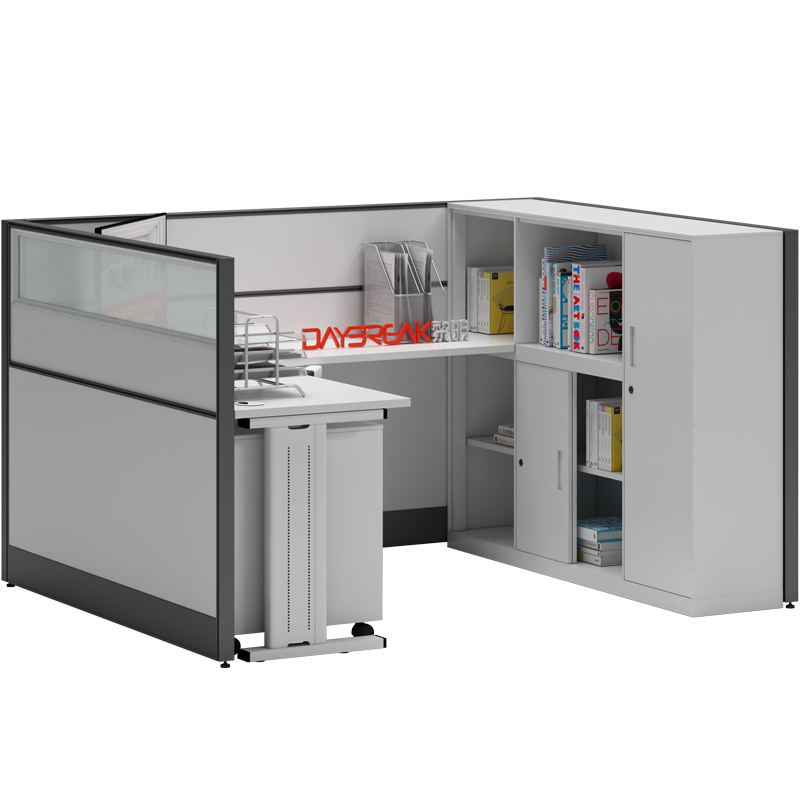 黎明 办公家具办公桌屏风工位卡座桌工作站屏风桌1500*2100*1200mm